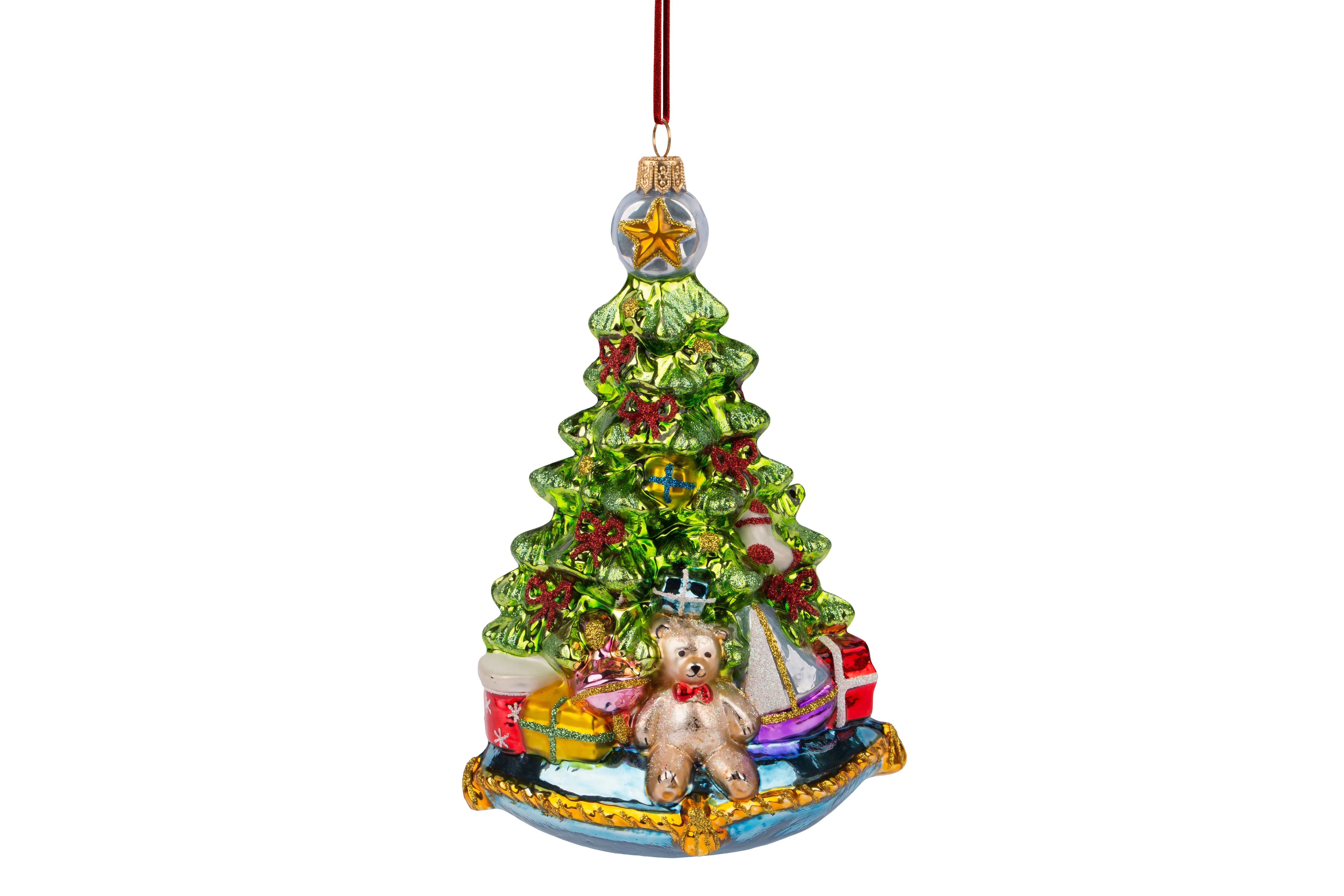 Huras Christmas Tree on Pillow