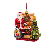 Huras Santa Warming his Hands